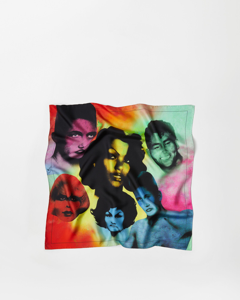 Printed Silk Twill Scarf 70 cm 1