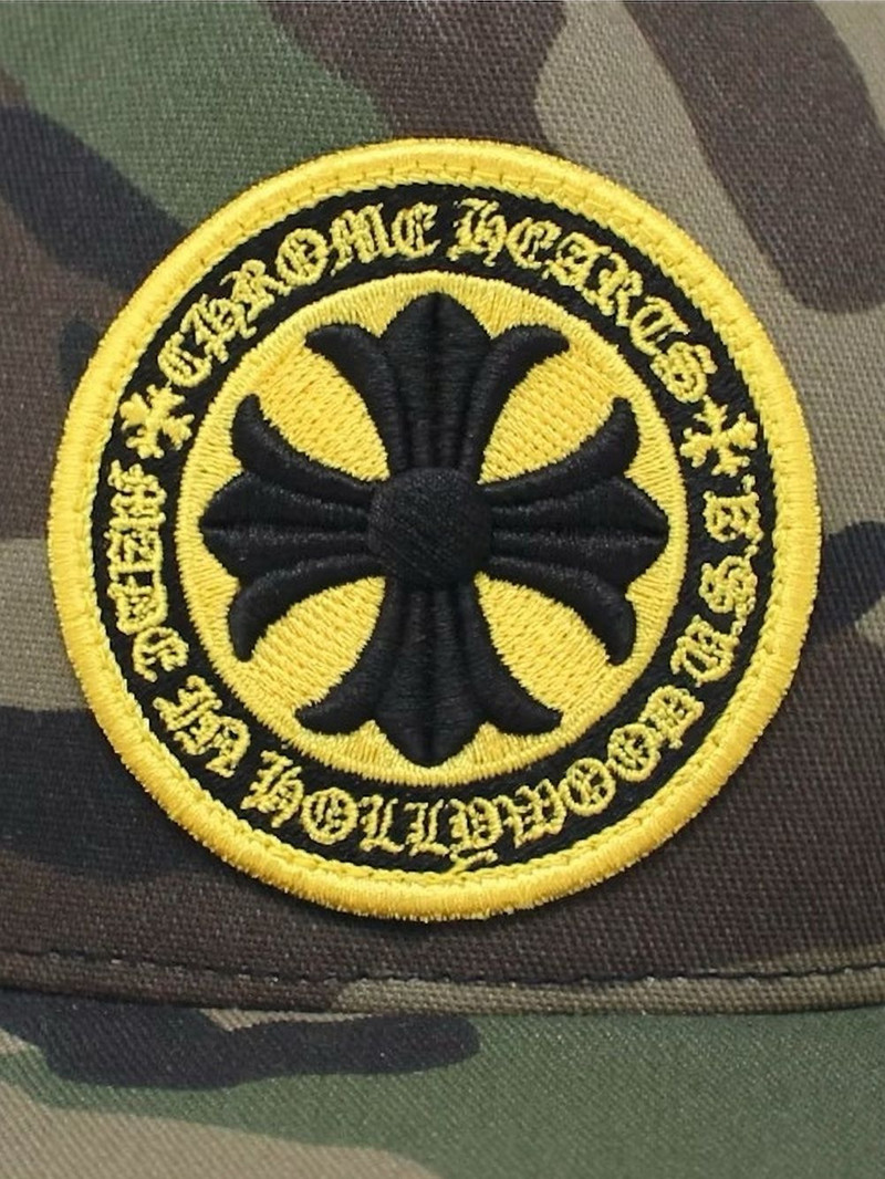 Chrome Hearts cross seal stamp trucker hat outlook