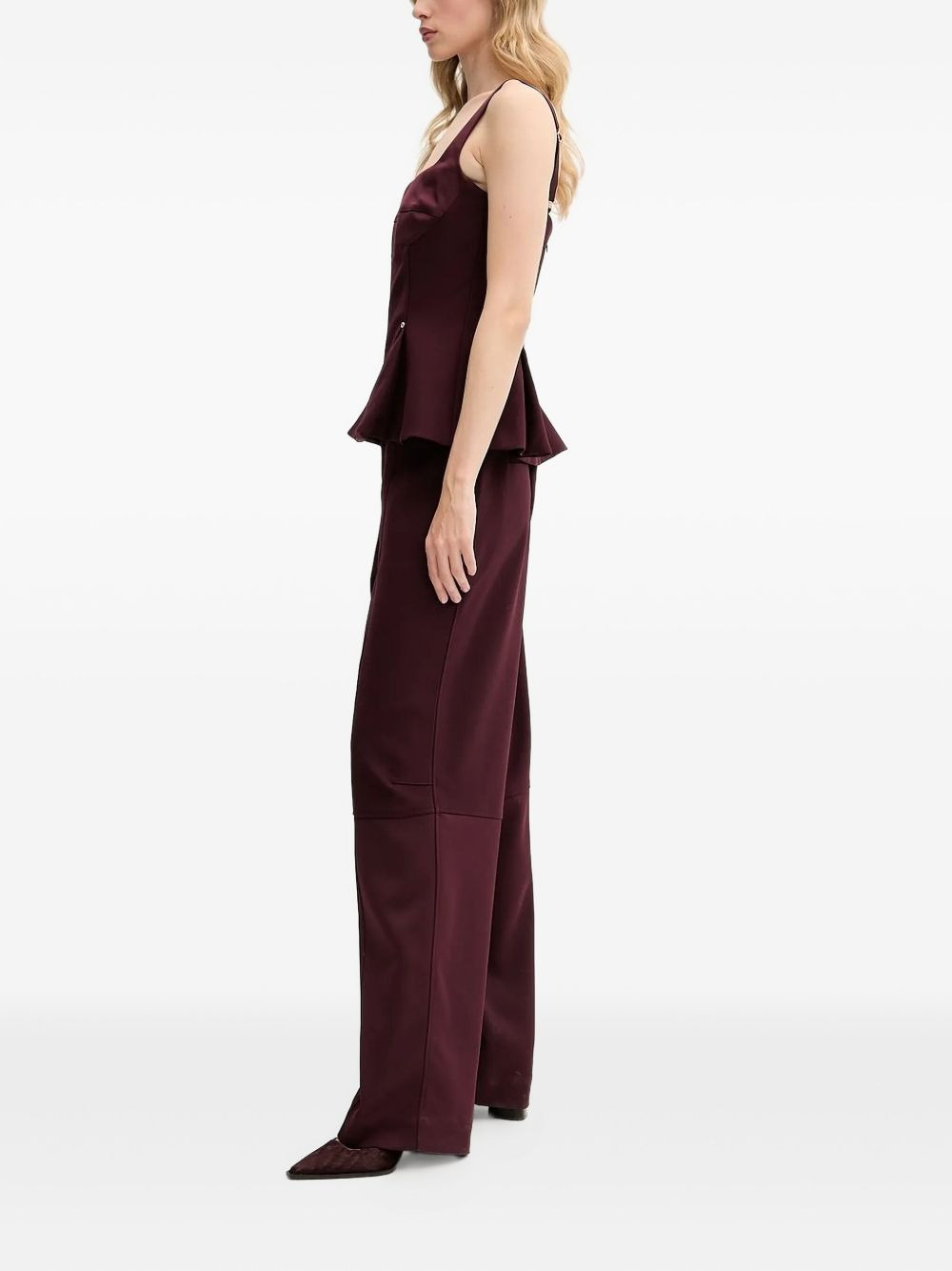 seam-details trousers - 2