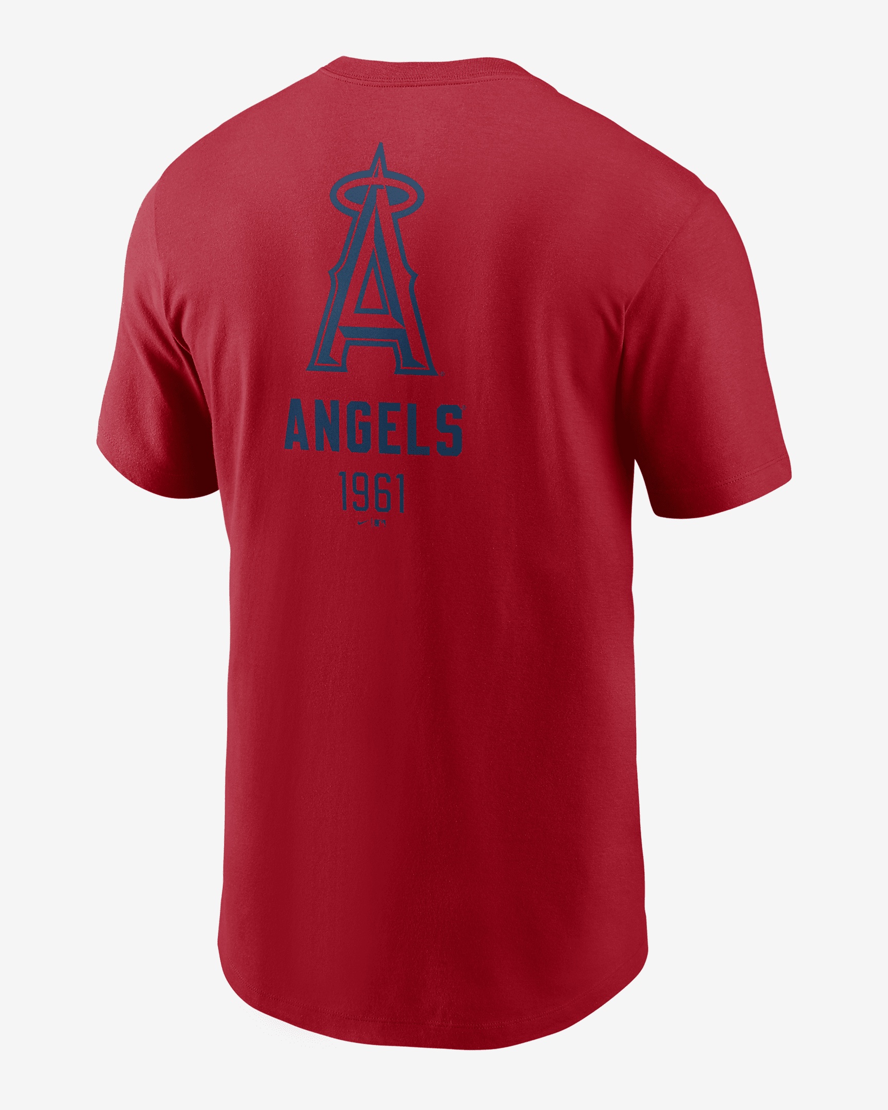 Los Angeles Angels Large Logo Back Stack Nike Men's MLB T-Shirt - 2