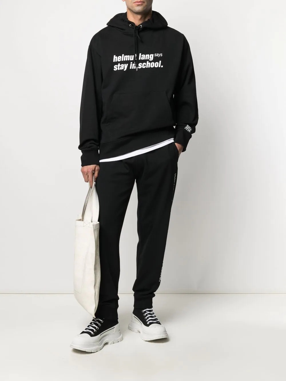 Impress slogan-print track pants - 2