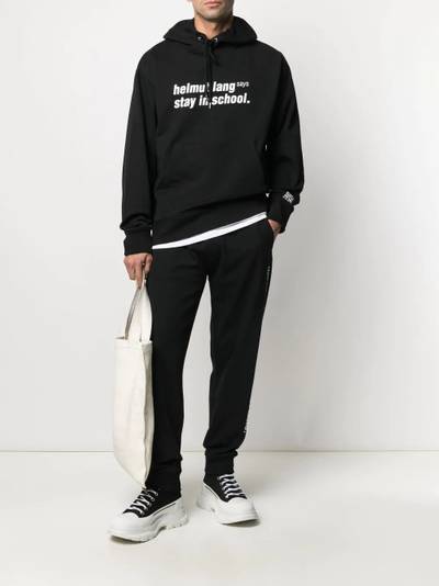 Helmut Lang Impress slogan-print track pants outlook