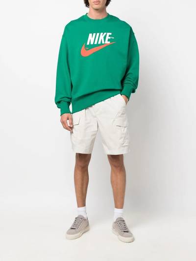 Nike Swoosh cotton sweatshirt outlook