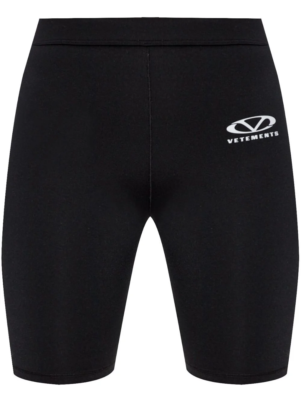 logo-print track shorts - 1