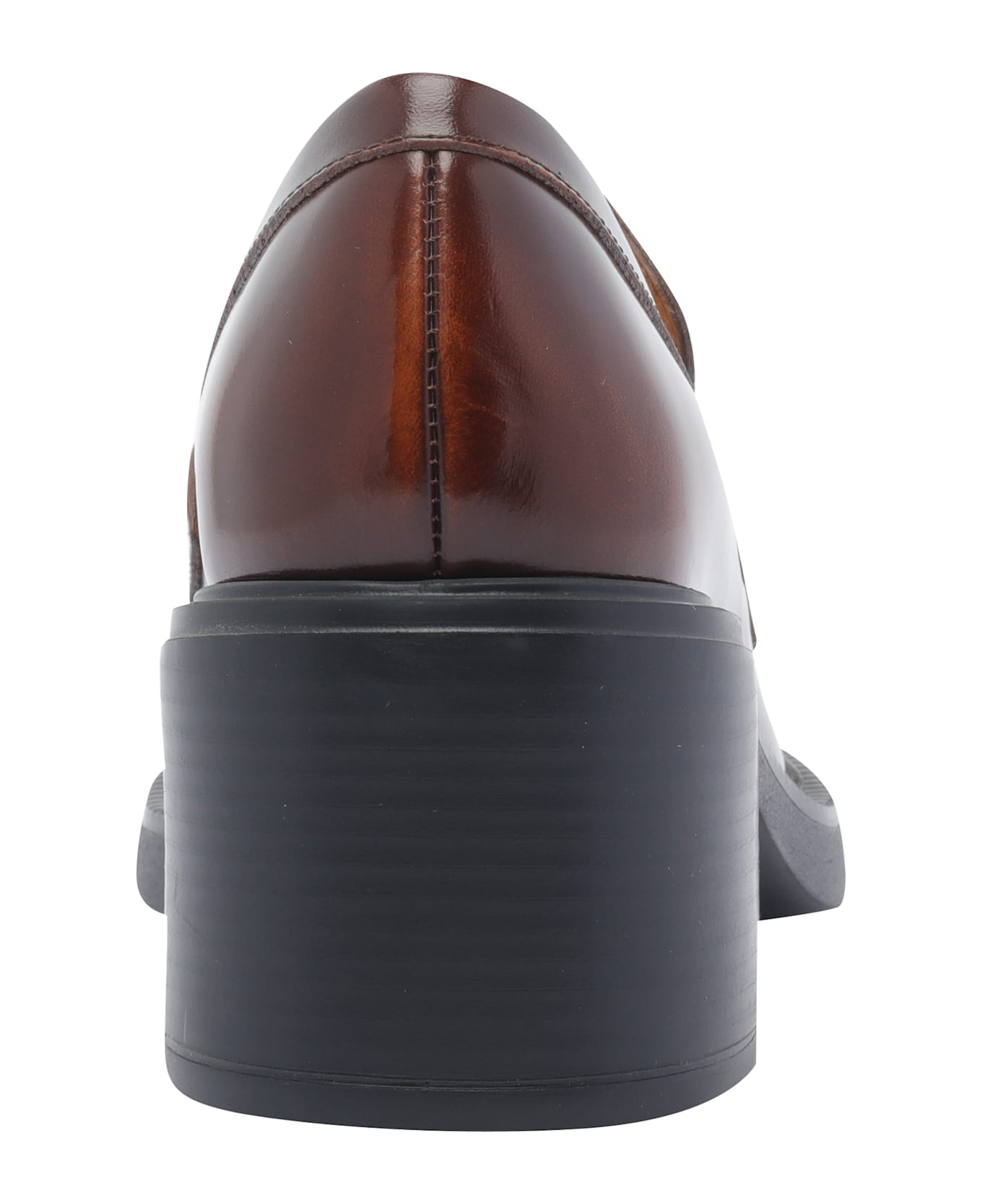 Leather Pump Loafers - 4