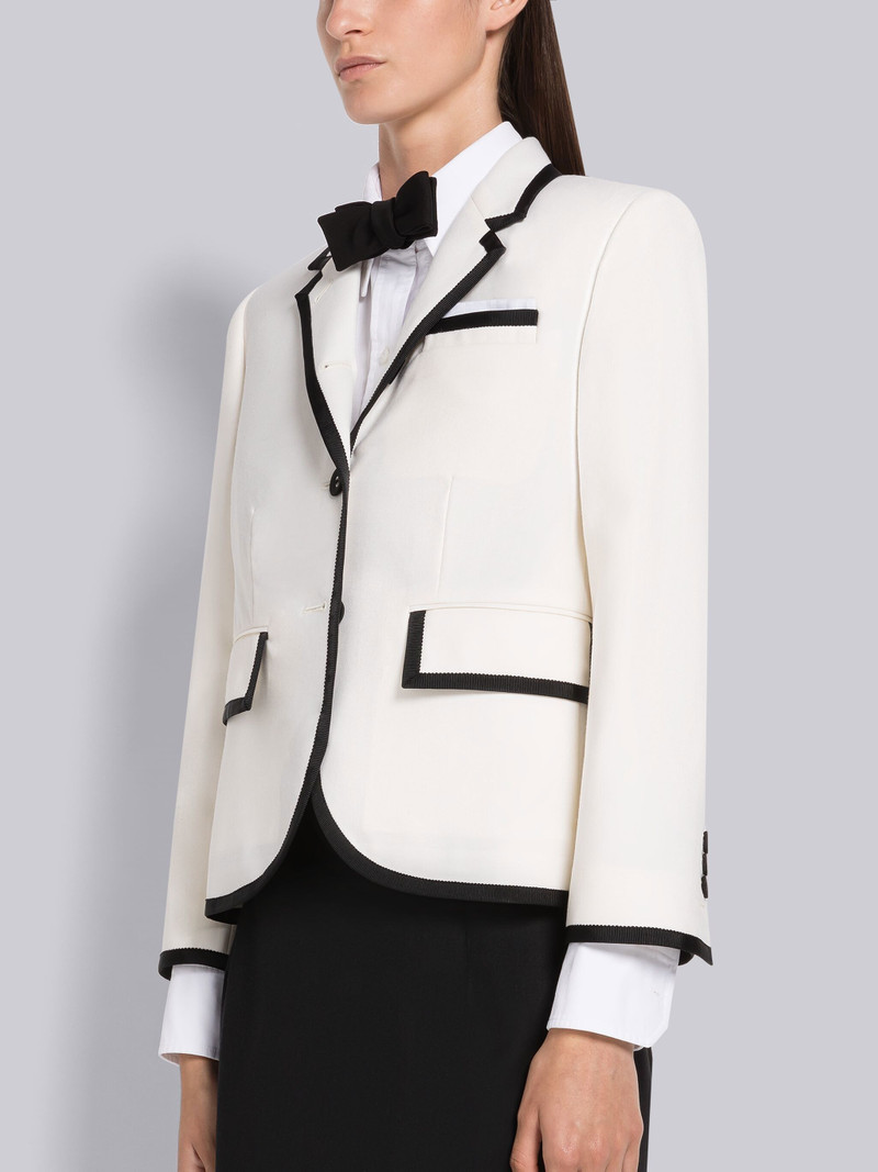 Thom Browne WOOL TWILL HOLIDAY HIGH ARMHOLE SPORT COAT outlook
