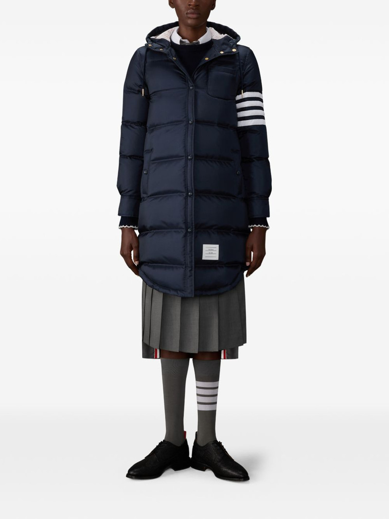 Thom Browne lightweight 4-bar parka outlook