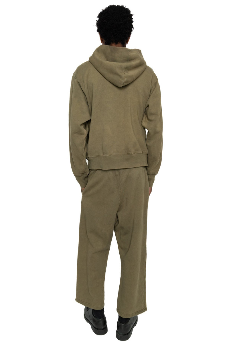 Cropped Relaxed Pant Heavyweight Fleece - Aloe Oil 5