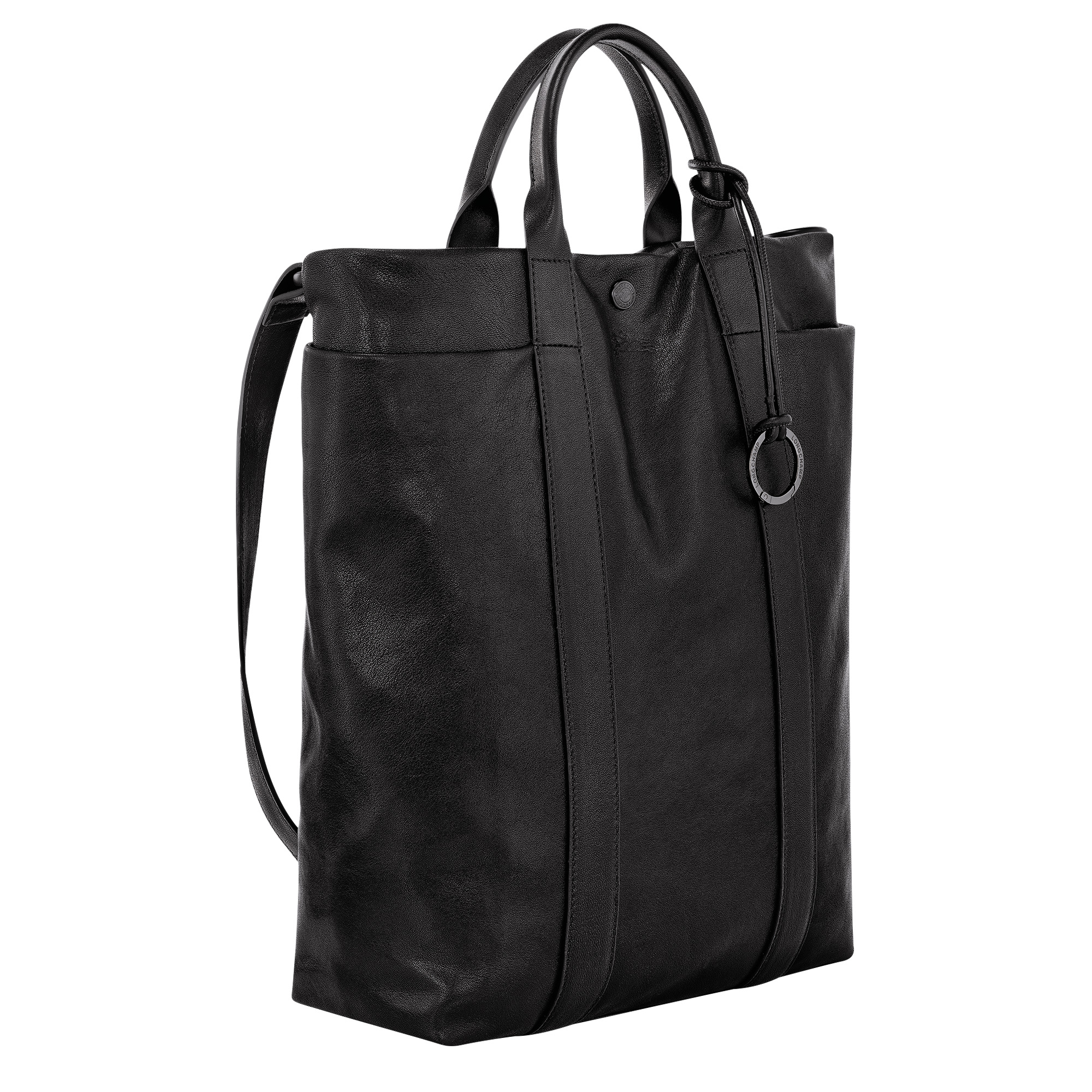 Parisis M Tote bag Black - Leather - 3
