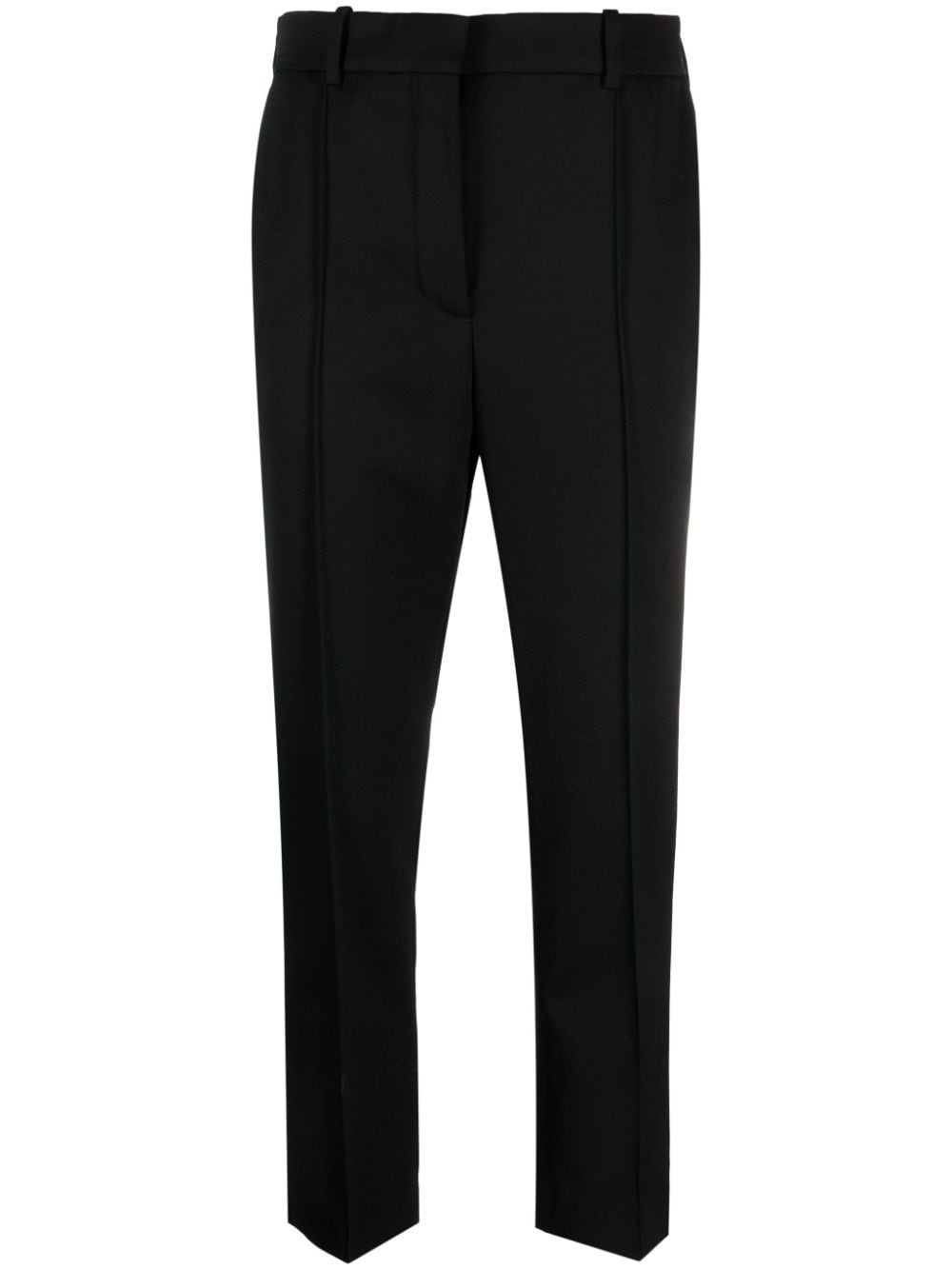 tapered-leg tailored wool trousers - 1