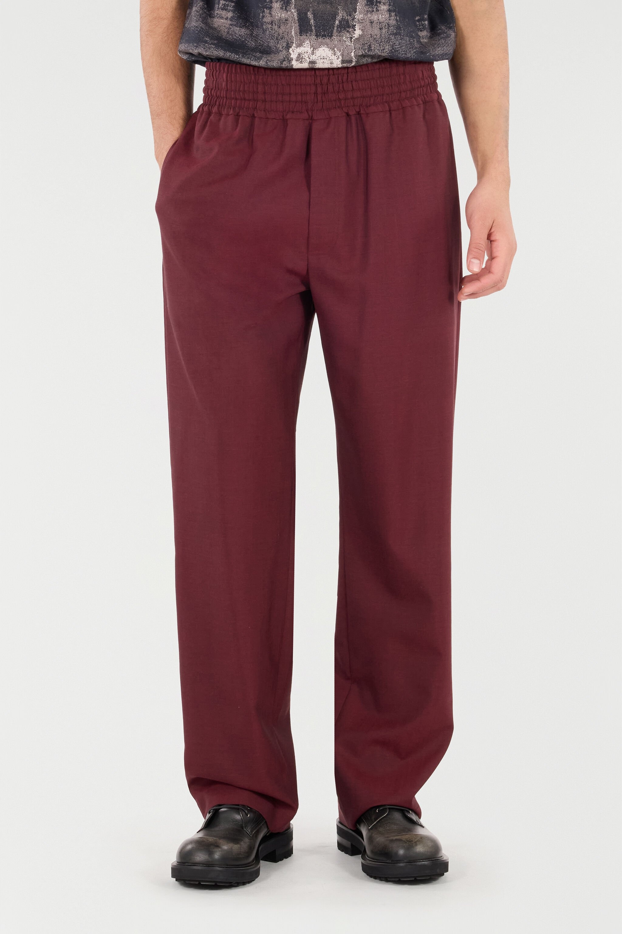 Loose Virgin Wool Pants - 3