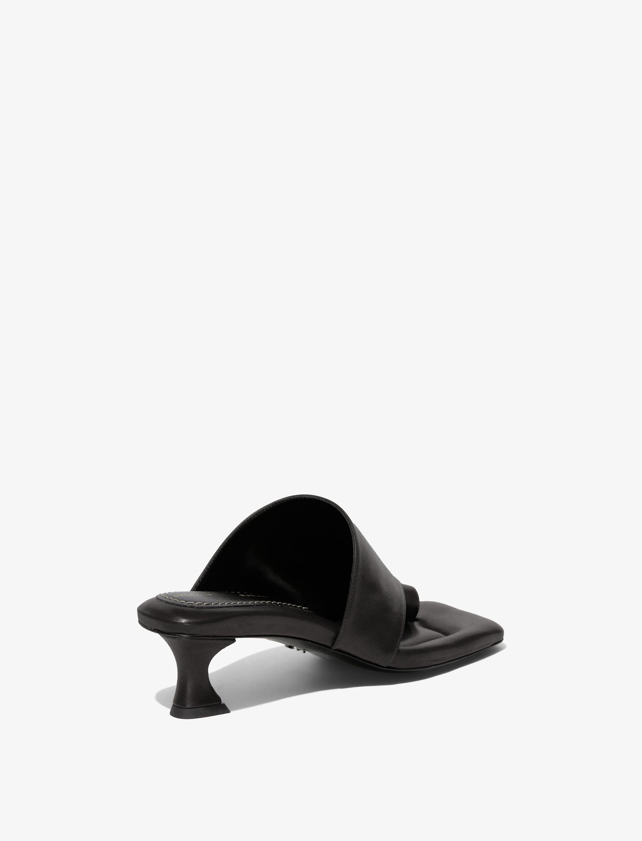 Square Asymmetric Toe Ring Sandals - 3