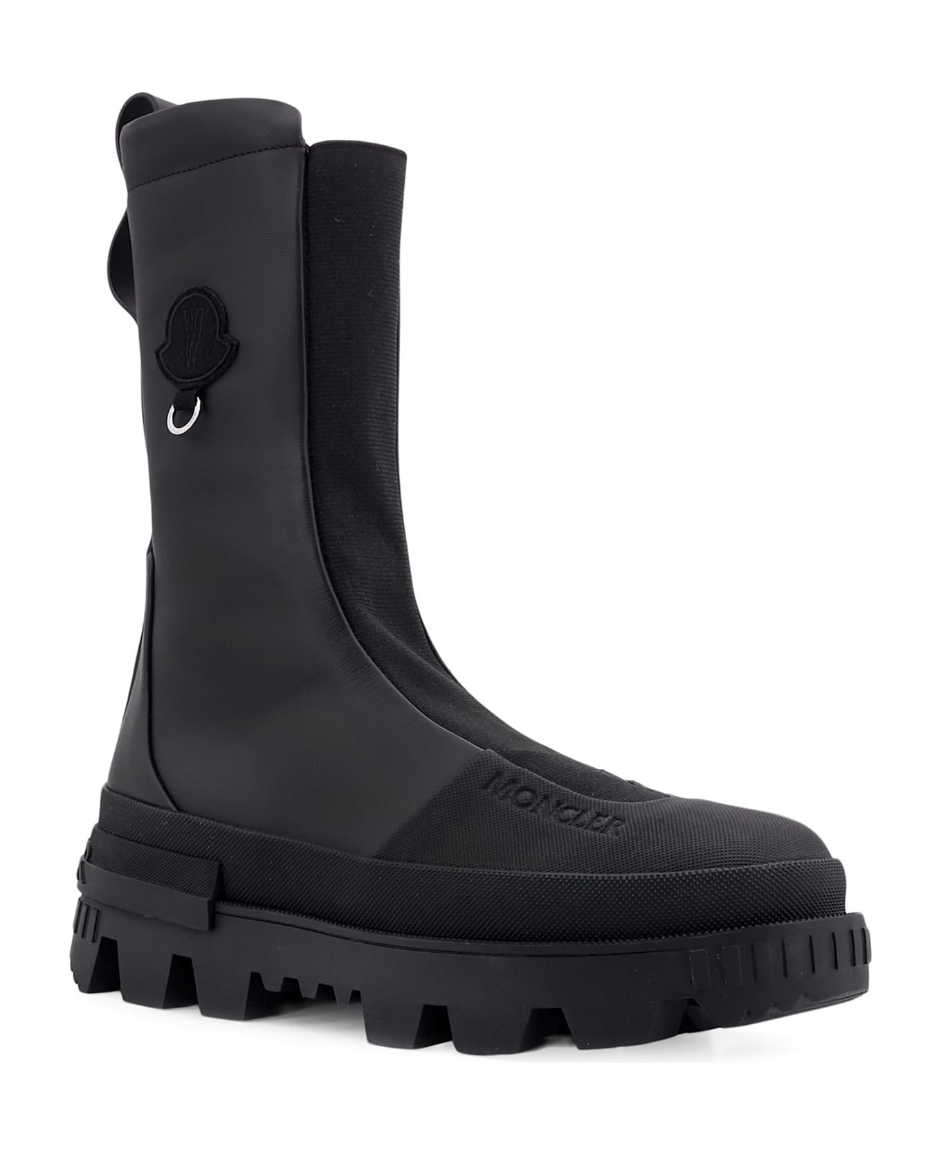 Salix 6 Moncler Willow Smith Letaher Boots With Stretch Inserts - 2