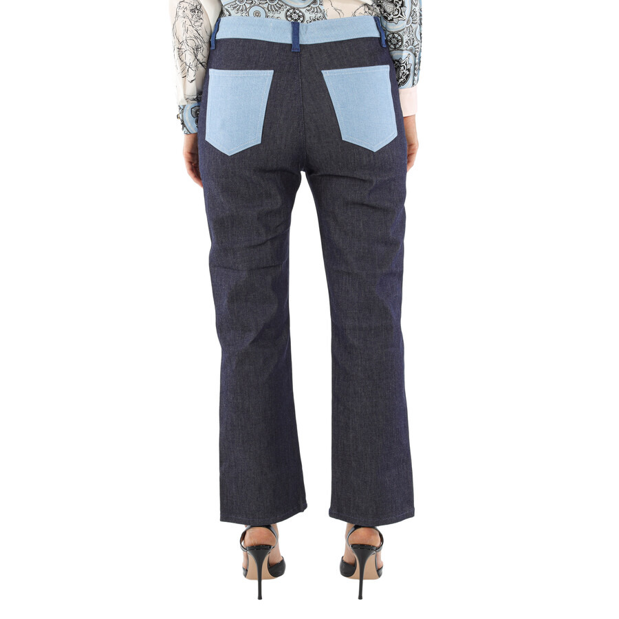 Victoria Beckham Ladies Pants Light Blue Cali Jean - 3