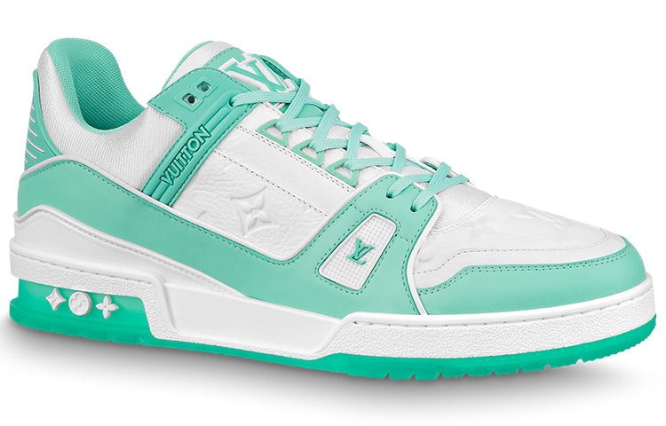 LOUIS VUITTON Trainer Sneakers 'Teal White' 1A8KBQ - 2