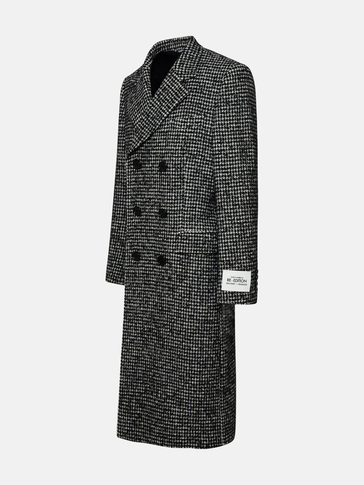 TWO-TONE WOOL BLEND COAT - 2