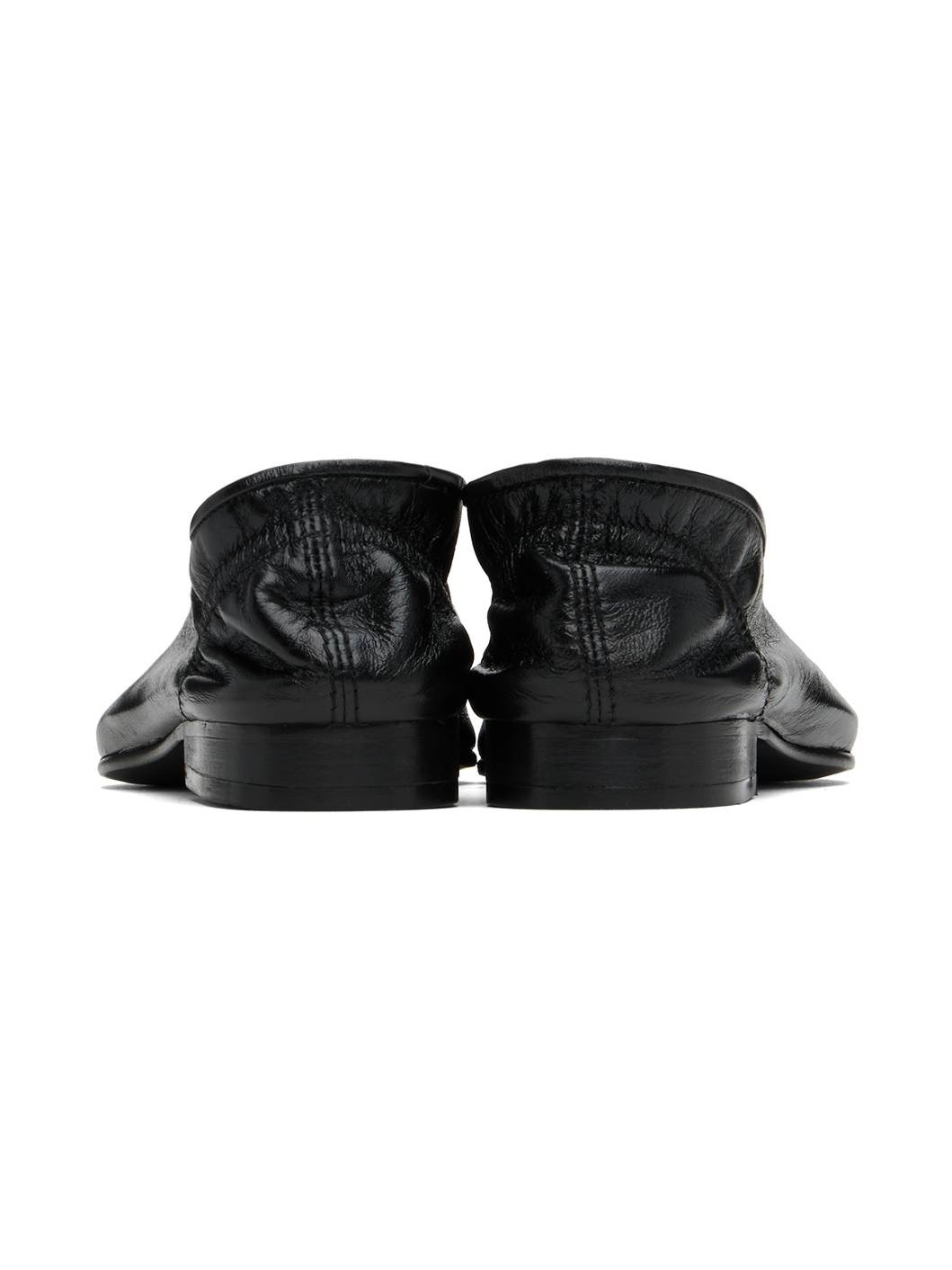 Black Carré Loafers - 2