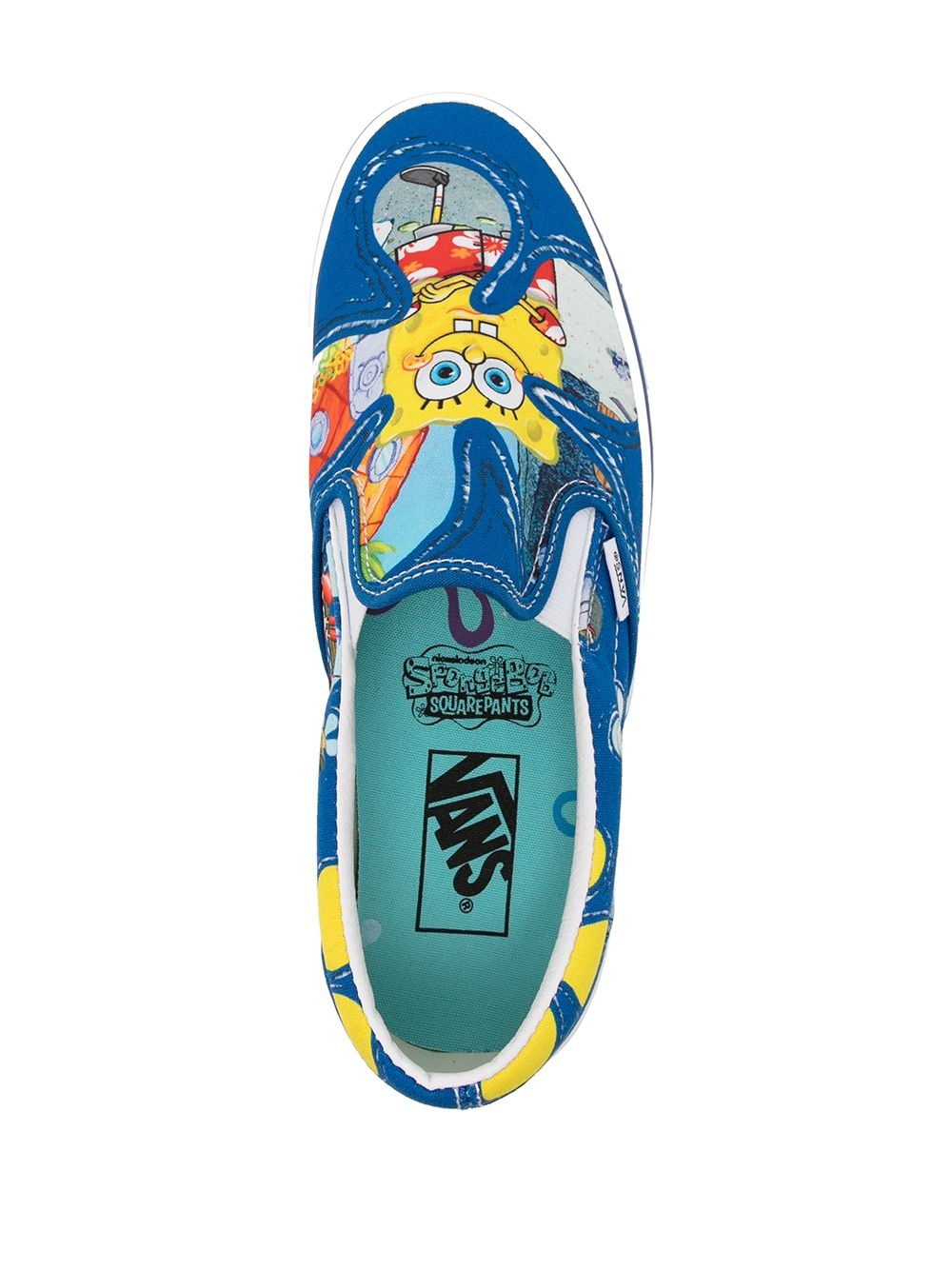 Spongebob-print slip-on sneakers - 4