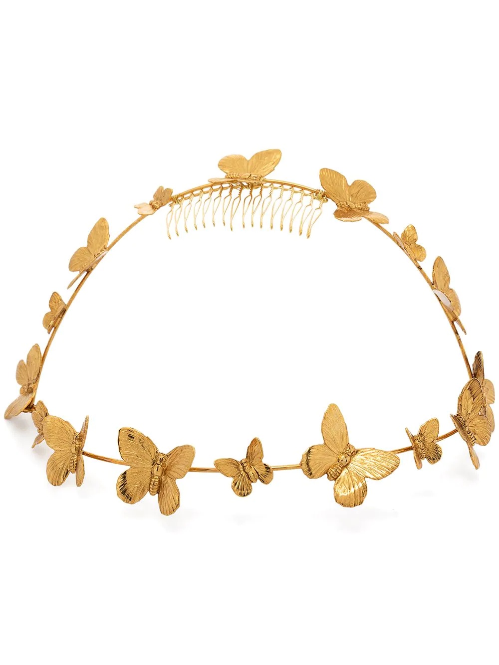 Ella butterfly-detailed coronet headband - 1