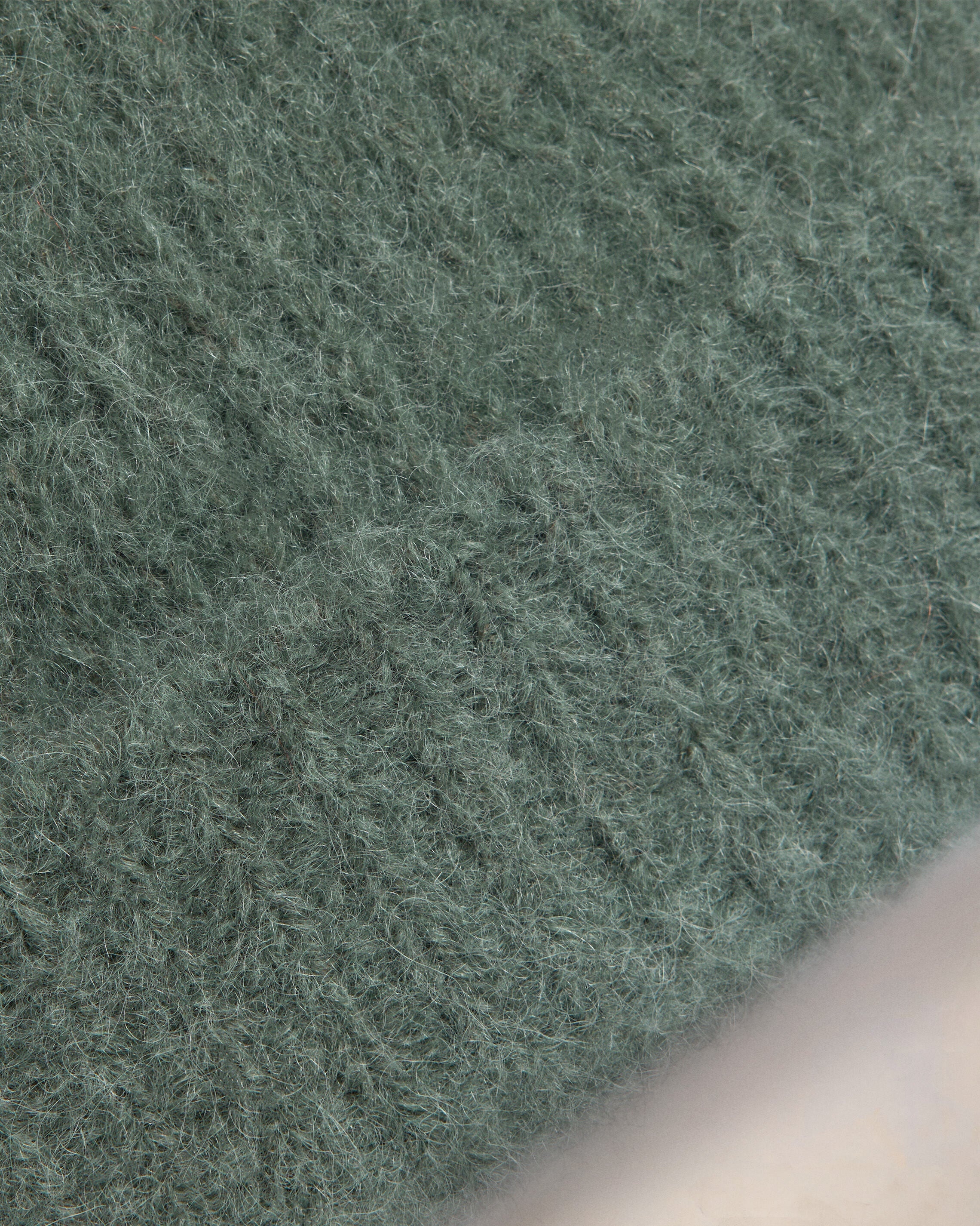 ALPACA MOHAIR RIBBED BEANIE - 3