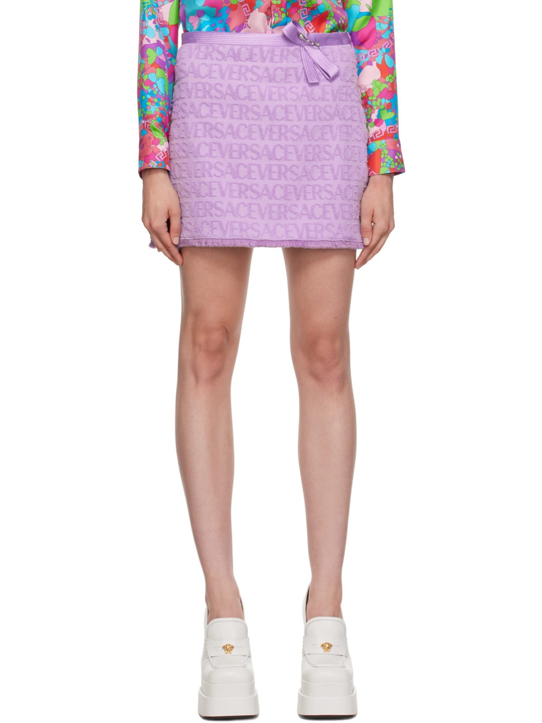Purple Dua Lipa Edition Miniskirt - 1