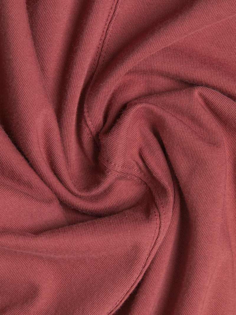 Men's Level T Cotton Crewneck T-Shirt - Rosewood 6