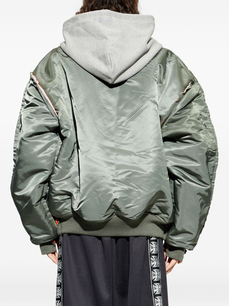 x Alpha Industries hooded bomber jacket 4