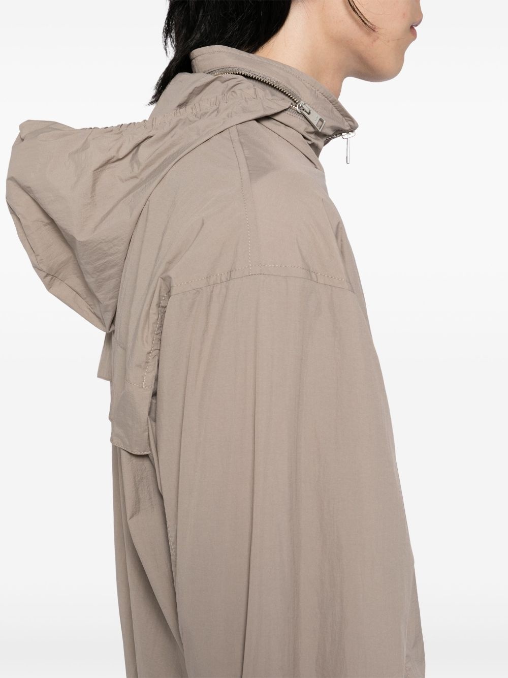 logo-print windbreaker - 6