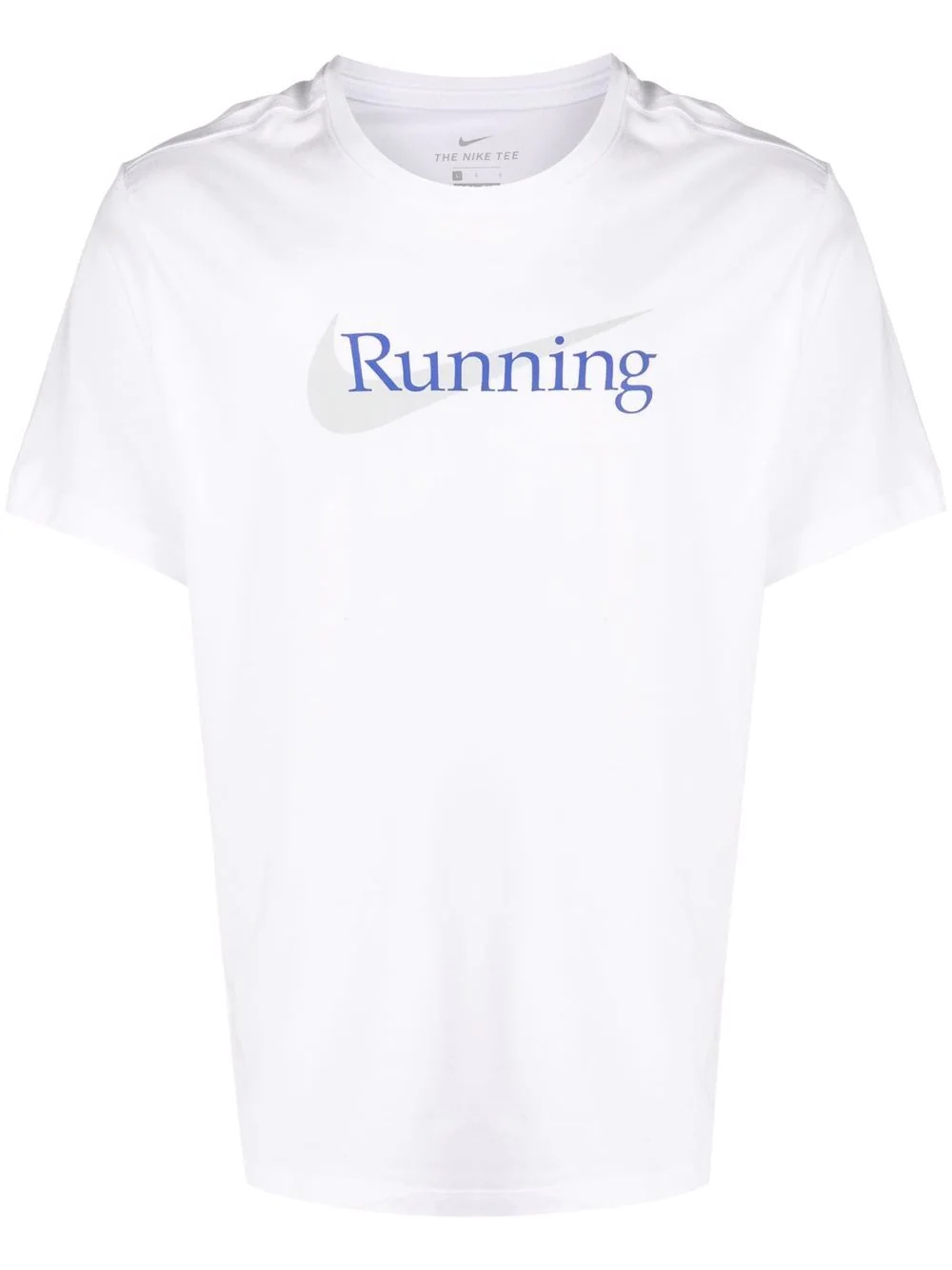 Dri-FIT Running Swoosh slogan-print t-shirt - 1