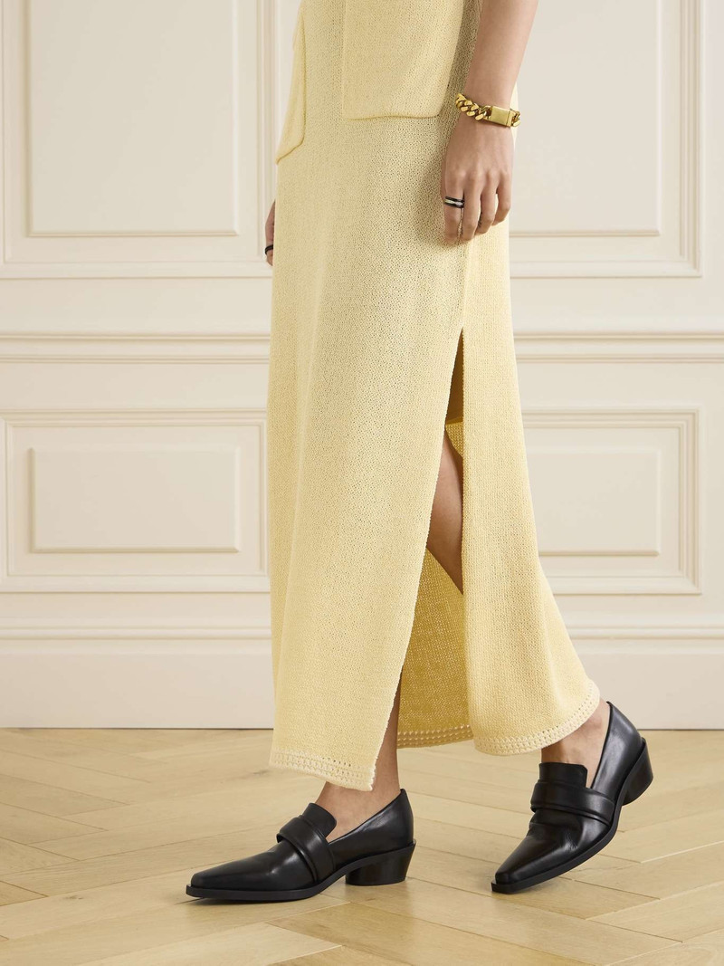 Proenza Schouler Bronco leather loafers outlook
