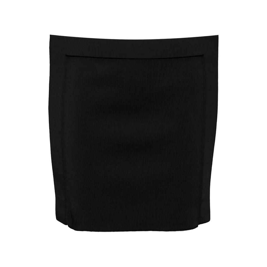 Mini Skirt With Integral Frame - 1