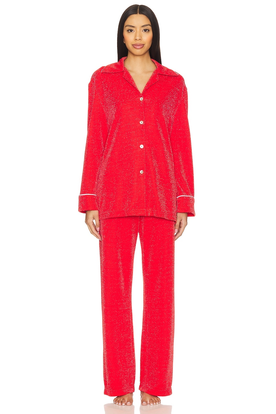 Saturn Lurex Pajama Set - 2