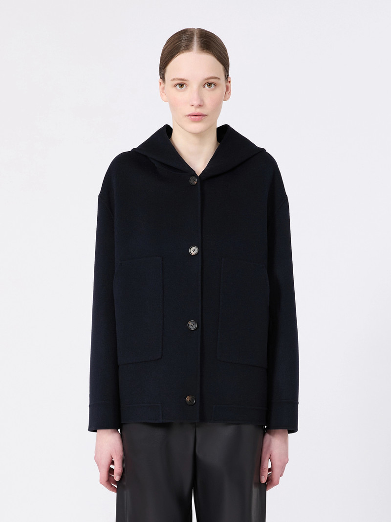 LUSSO Hooded wool coat - MIDNIGHTBLUE 3