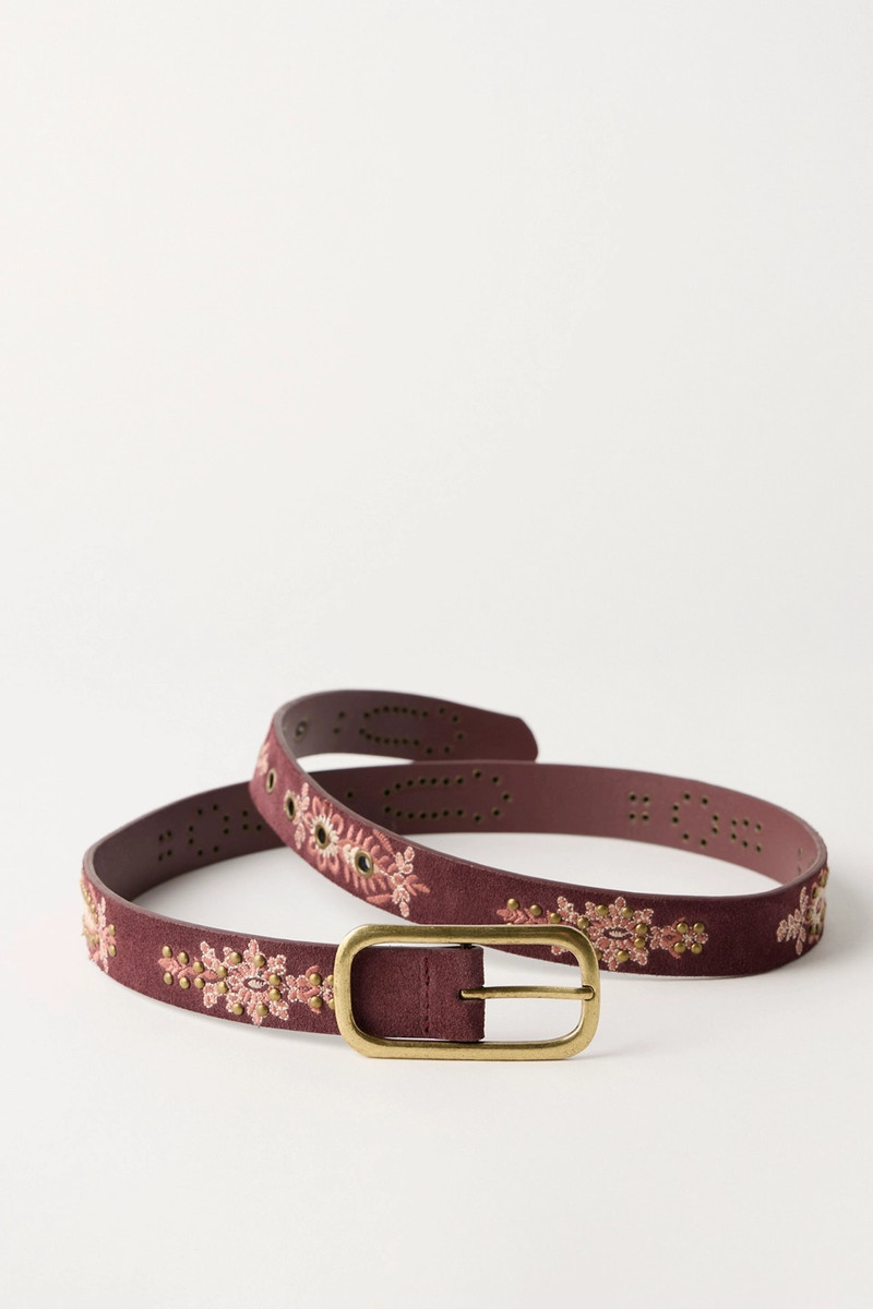 Blossom Suede Belt 1