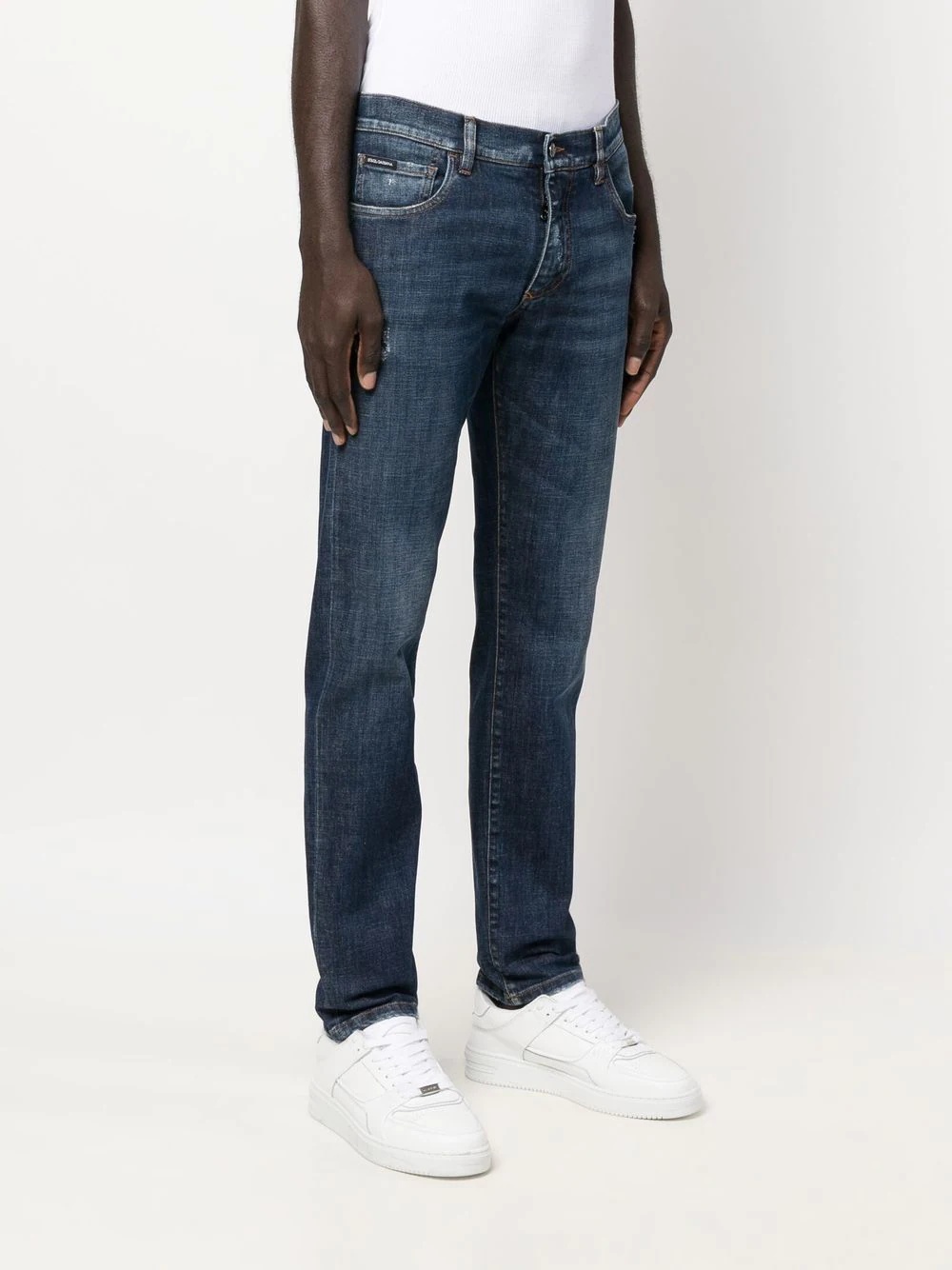 straight-leg denim jeans - 3