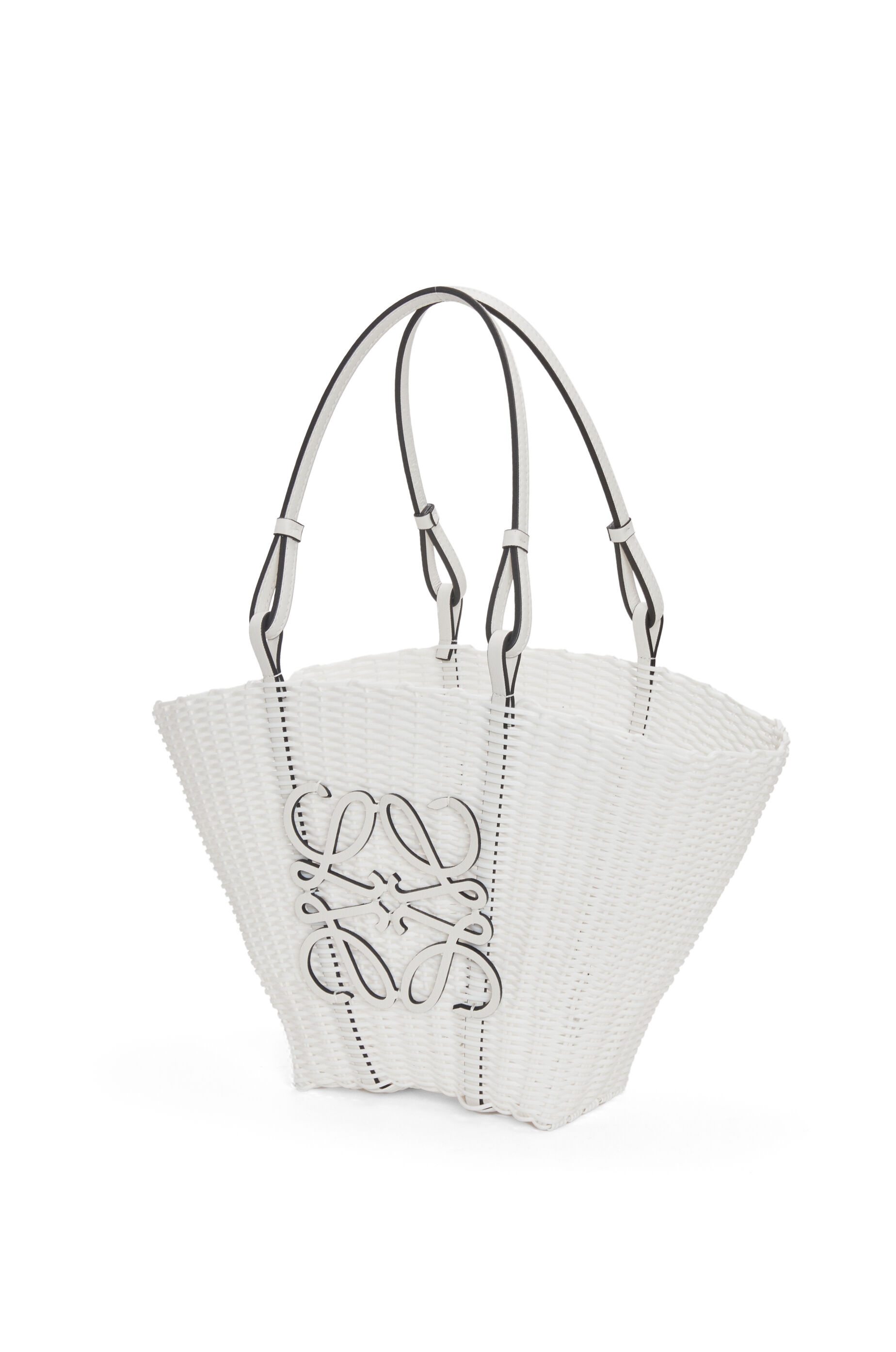 Mermaid basket bag in plastic and calfskin - 2