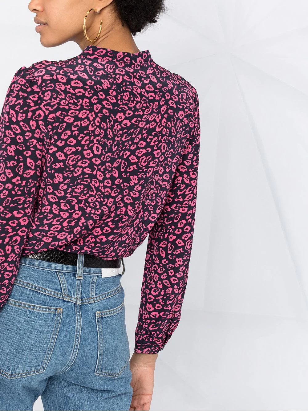 floral-print blouse - 5