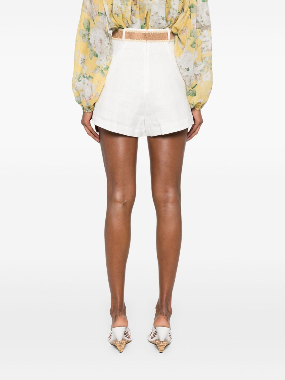 Zimmermann Rhiannon linen shorts - 4