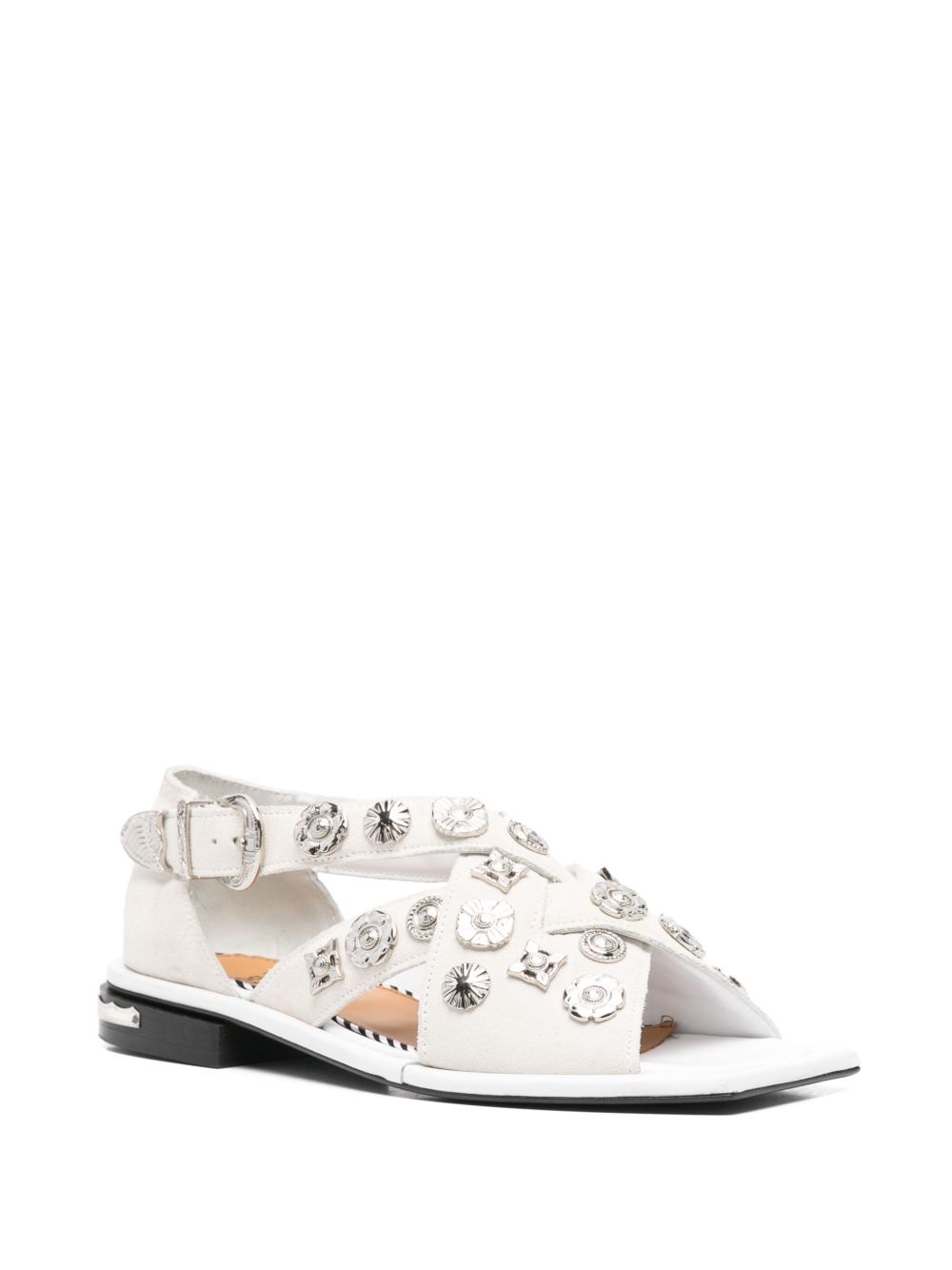 cross-strap sandals - 2