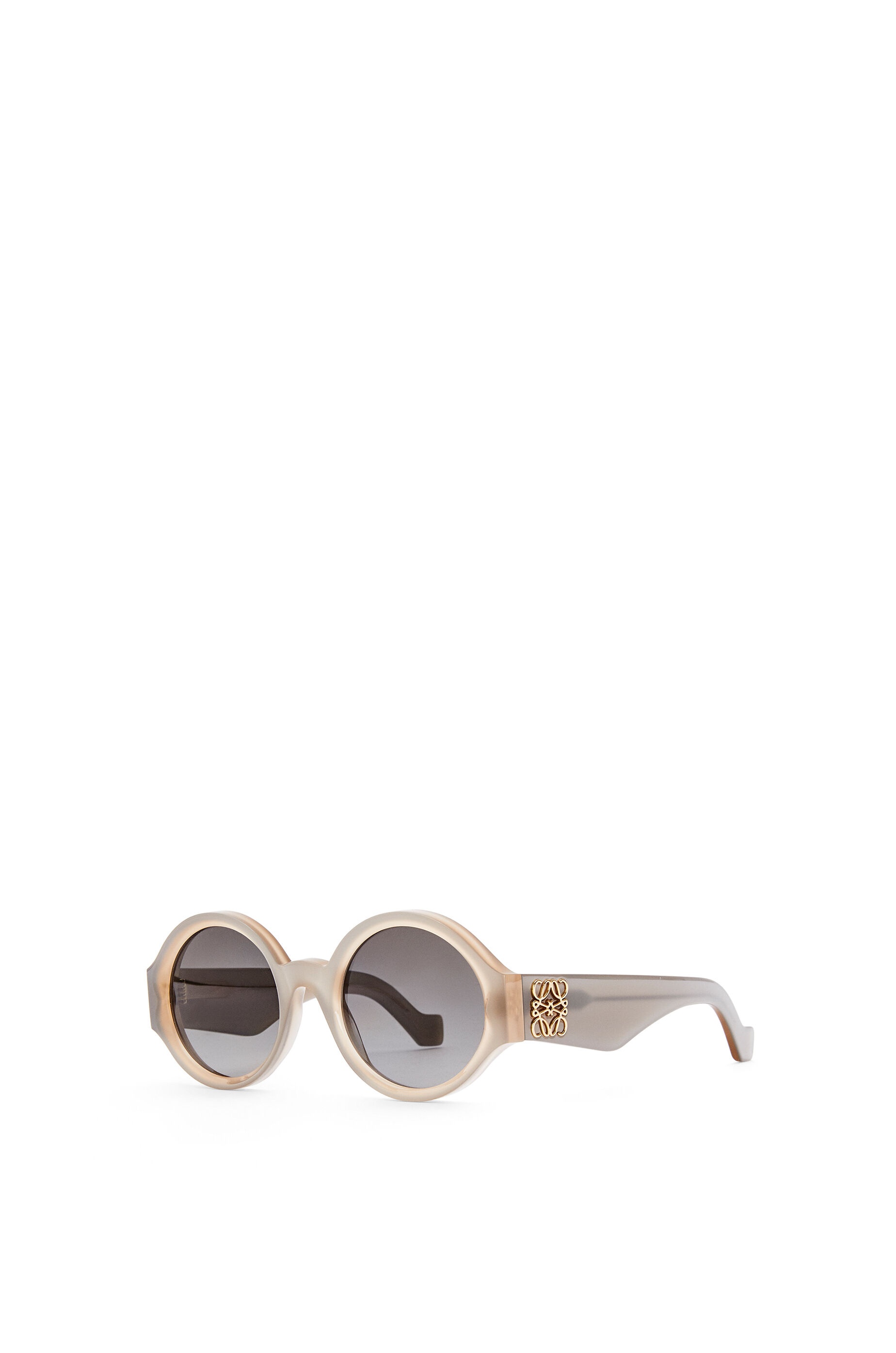 Chunky round sunglasses in acetate - 3