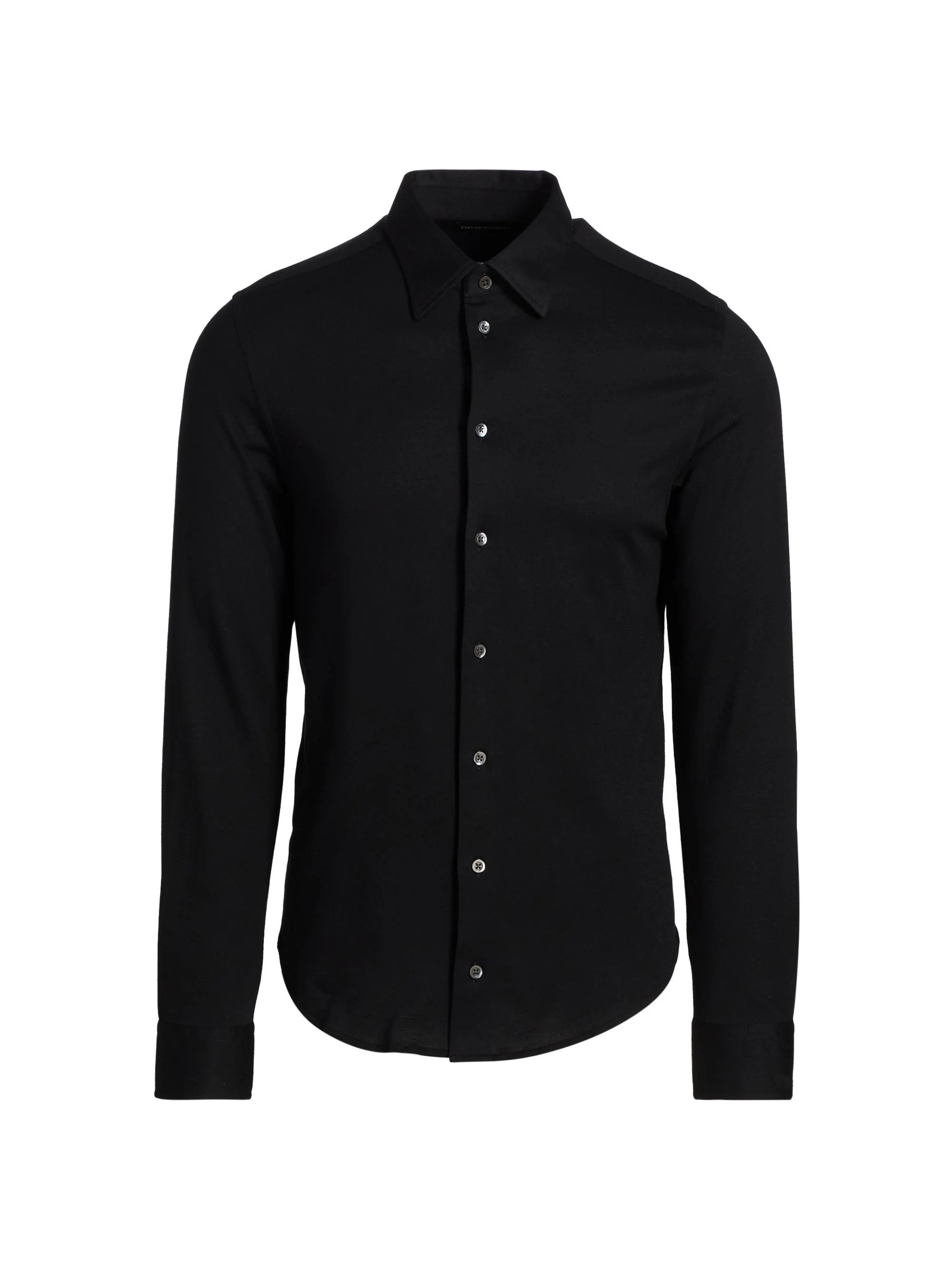 Men's Cotton Sport Shirt - Black Beauty - 1