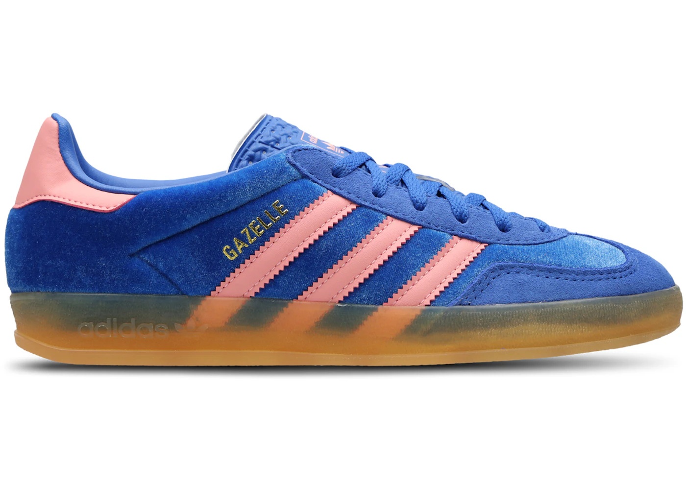 adidas Gazelle Indoor Blue Semi Pink Spark (Women's) - 1