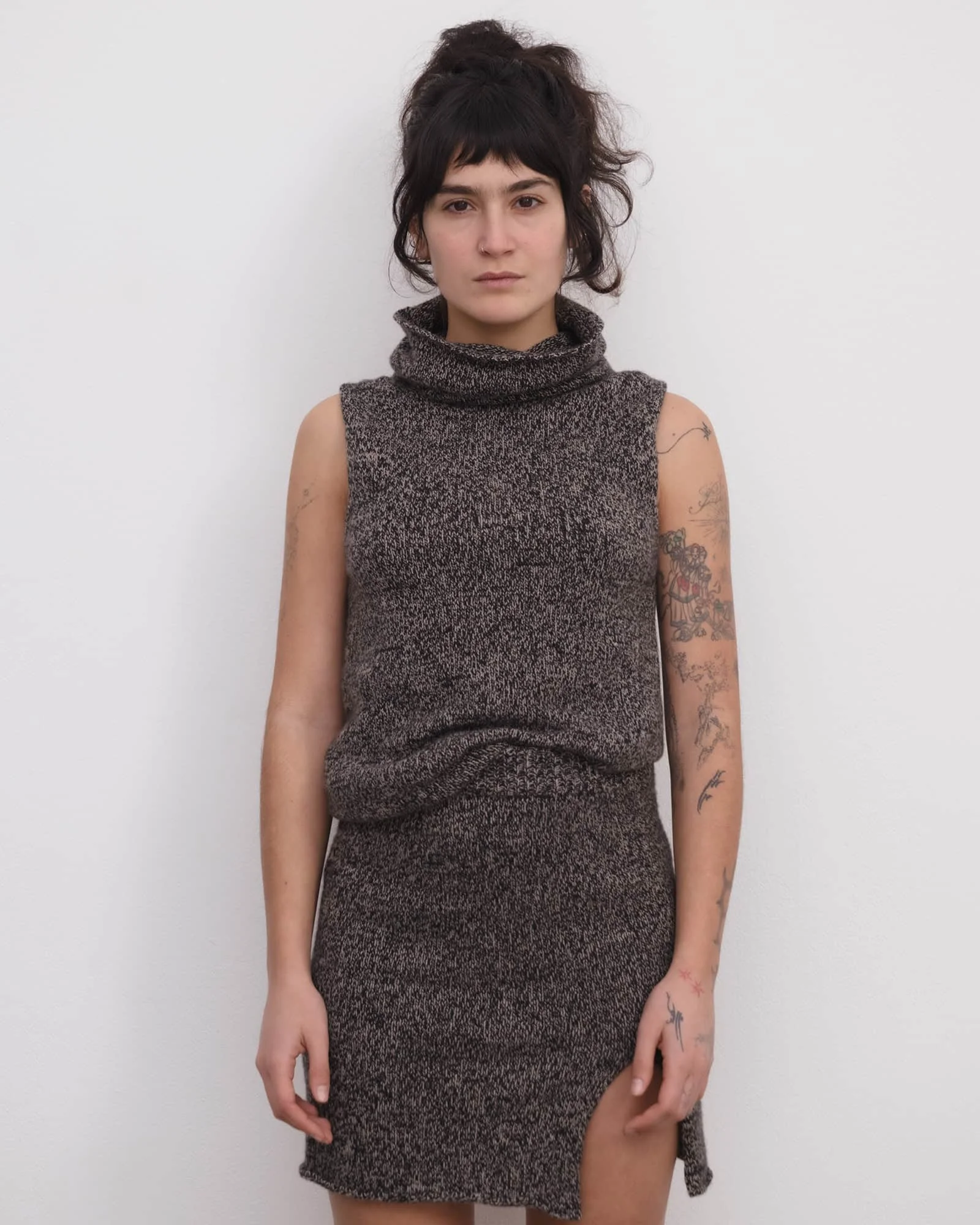 Kem Turtleneck Vest - Recycled Cashmere - 1