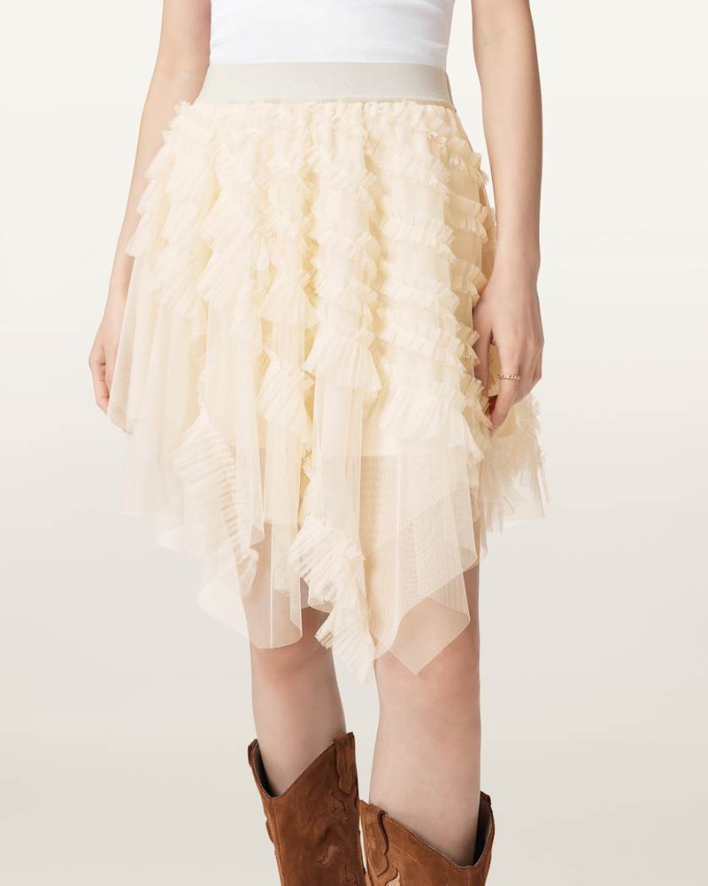 JAYDE RUFFLED TULLE MINI SKIRT 4