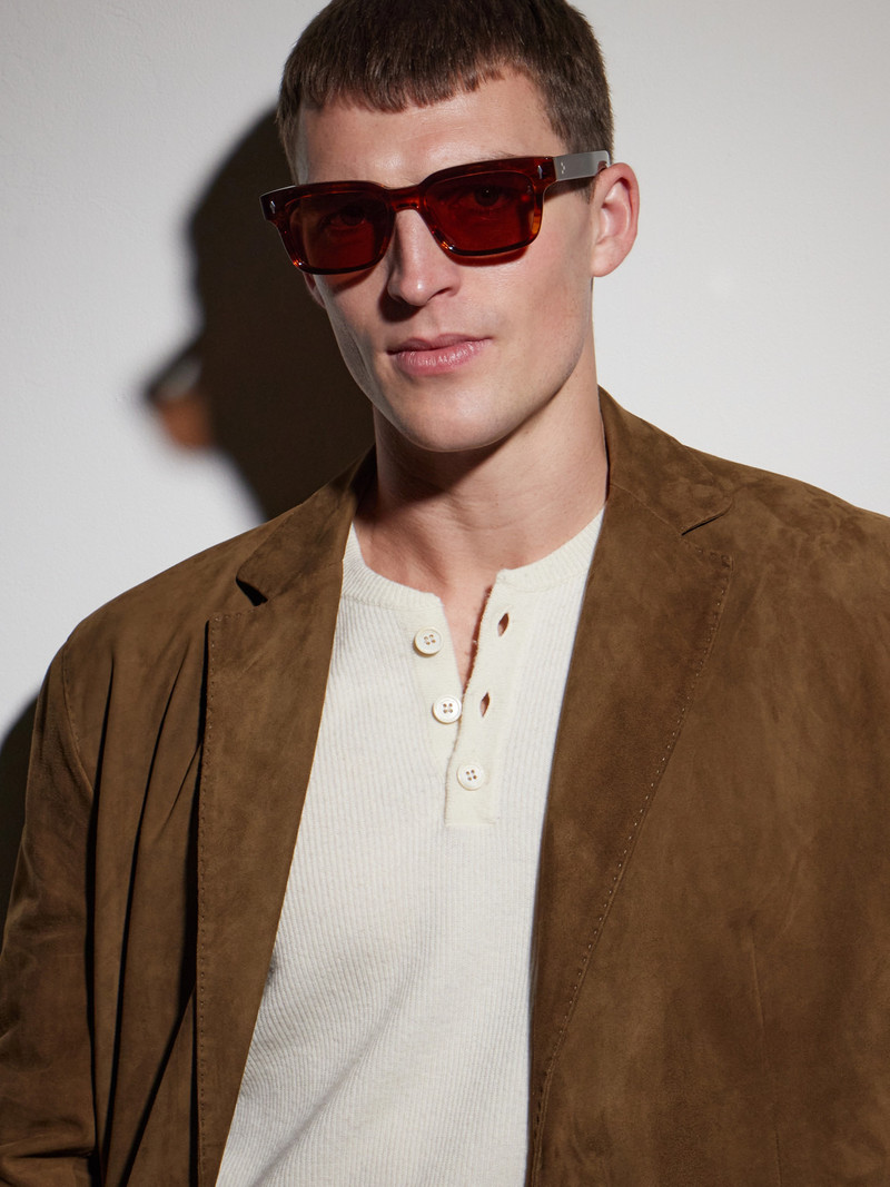 Molino 55 Rectangular-Frame Acetate Sunglasses 5