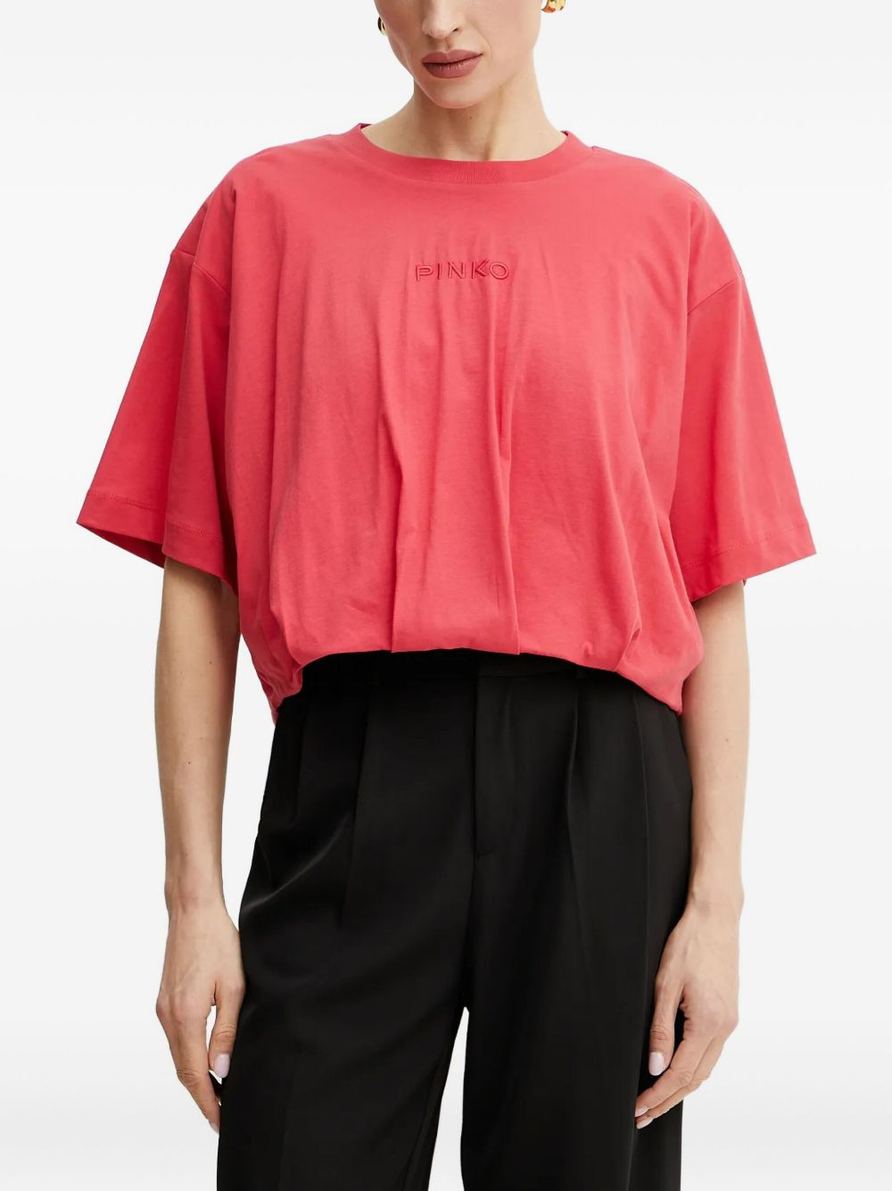 embroidered T-shirt - 1