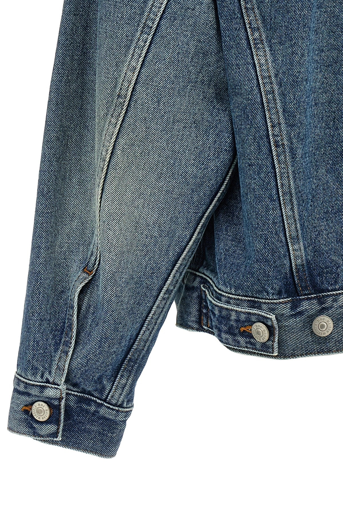 Cut-out denim jacket - 5