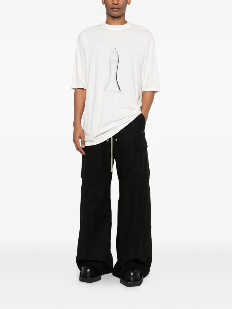 Rick Owens DRKSHDW DOUBLE CARGO JUMBO BELAS PANTS - BLACK outlook