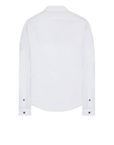 Stone Island 12510 GARMENT-DYED LIGHT COTTON TELA 'PARACADUTE' WHITE outlook