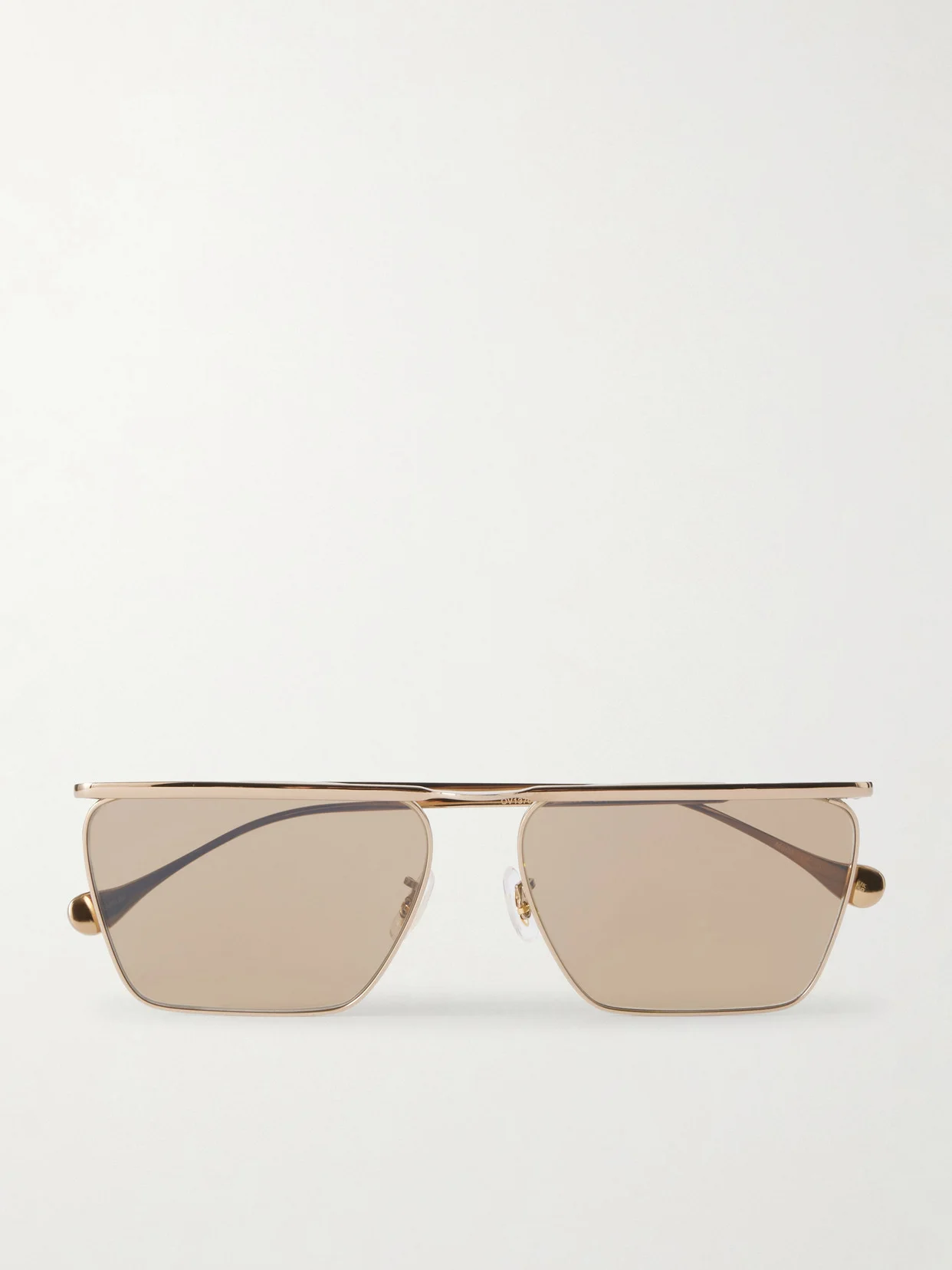 + Jil Sander Aviator-style Gold-toned Sunglasses - 1